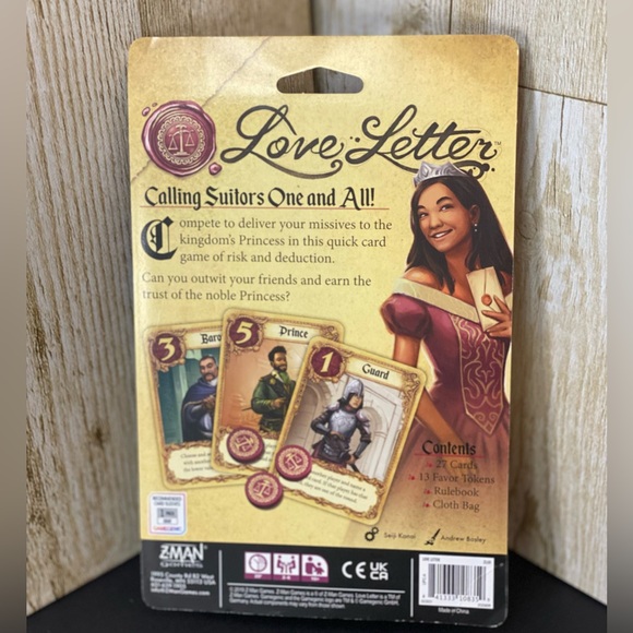 NWT Card Game - Love Letter - Picture 2 of 3